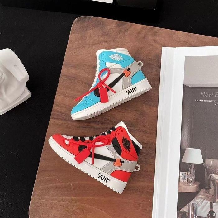 NIKE AJ OFF WHITE SERIES - Airpods Case Nike X Off White Gen 1 2 3 PRO