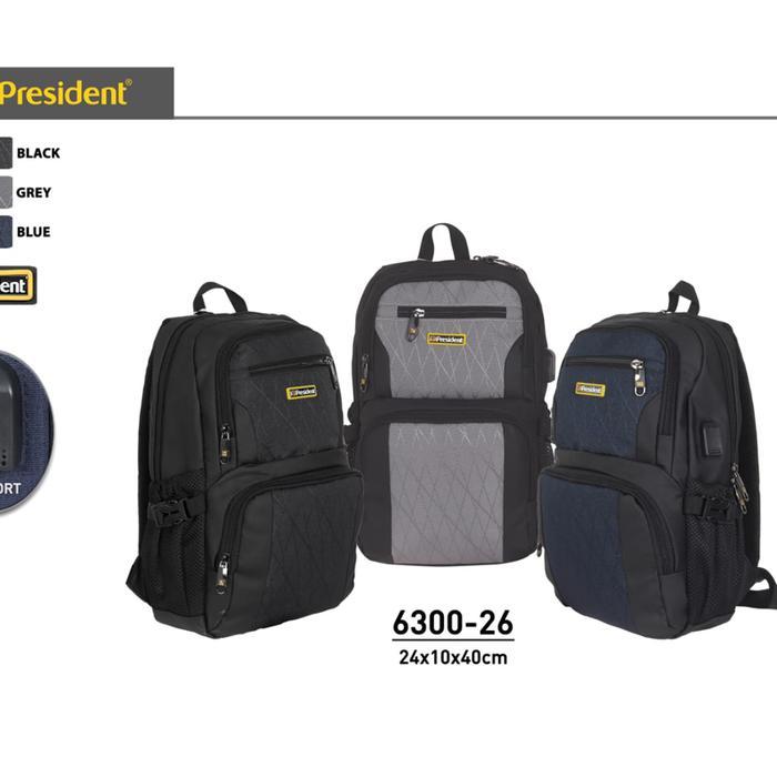 New President - Ransel President 6300-26 Size Mini - Backpack President - Tas Ransel President Kecil