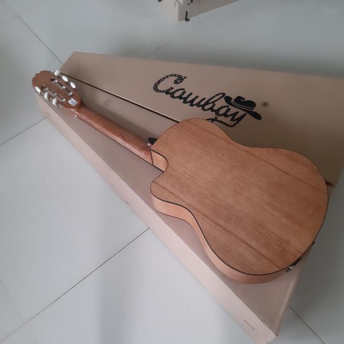 Gitar akustik elektrik klasik cowboy CGC-100 NA original