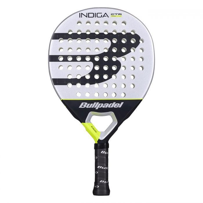 Raket Padel Bullpadel Indiga Ctr 2026 360-370G Silver Black