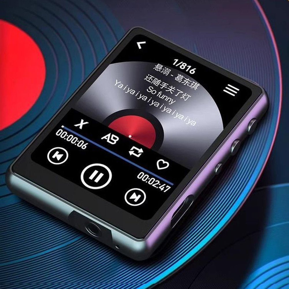Portable MP4/MP3 Player Bluetooth Speakers Lossless Music Player Full Touch Screen MP3 Player