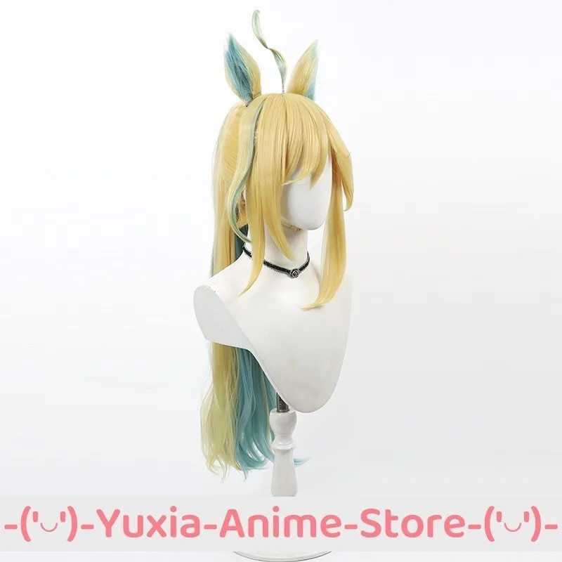 UMA MUSUME PRETTY DERBY NEO UNIVERSE COSPLAY WIG WITH PONYTAIL EAR TAIL ANIME ROLEPLAY WIGS PARTY