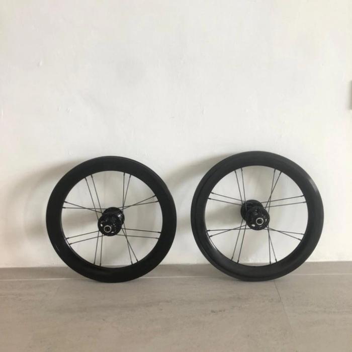 wheelset silverock 16 349 discke disc hub silverock not alo deca