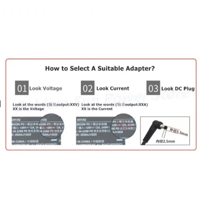 95%new FOR Bestec NA6501WBB 19V 3.42A 5.5*2.5 AC Adapter Power Supply Charger