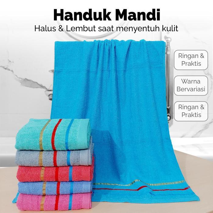 H12 Handuk Mandi Cotton Ukuran 140 X 70Cm - Handuk Mandi Halus Dan Lembut Loyalbosque - Handuk