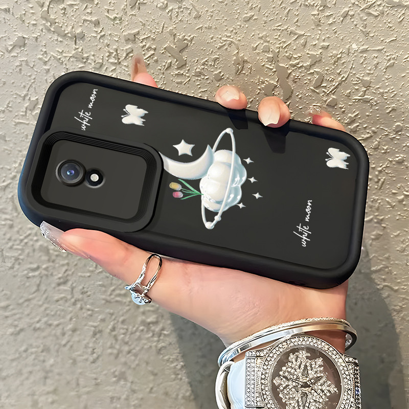 Casing Hp VIVO Y02 VIVO Y02A VIVO Y02T Case Bulan Putih Kasing silikon Cesing murah Kesing Softcase