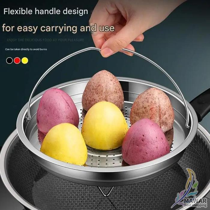 Panci Kukus Stainless Steel Dandang Panci Steamer Langseng Sarangan