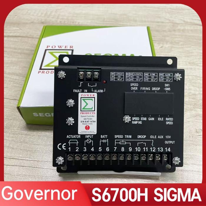 Diesel Engine Speed Controller S6700H SEGMA Speed Governor S-6700H Speed Control Unit S6700 H S 6700