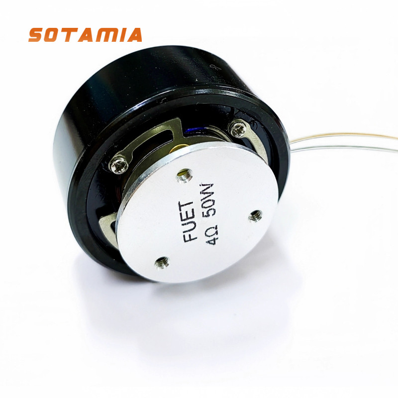 SOTAMIA 1PCS 2 Inch Vibrating Speaker Audio Speaker 50MM Resonance Speaker High Power Bass Strong 4
