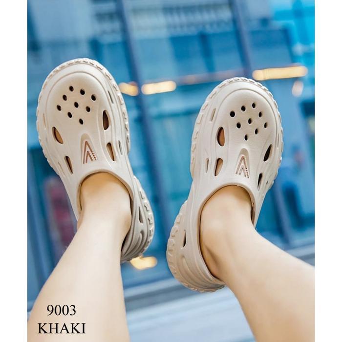 (Wevamoli) Sepatu Sandal Karet Pria Import W9003 Sandal Sepatu Kekinian Pria Sandal Pria Karet