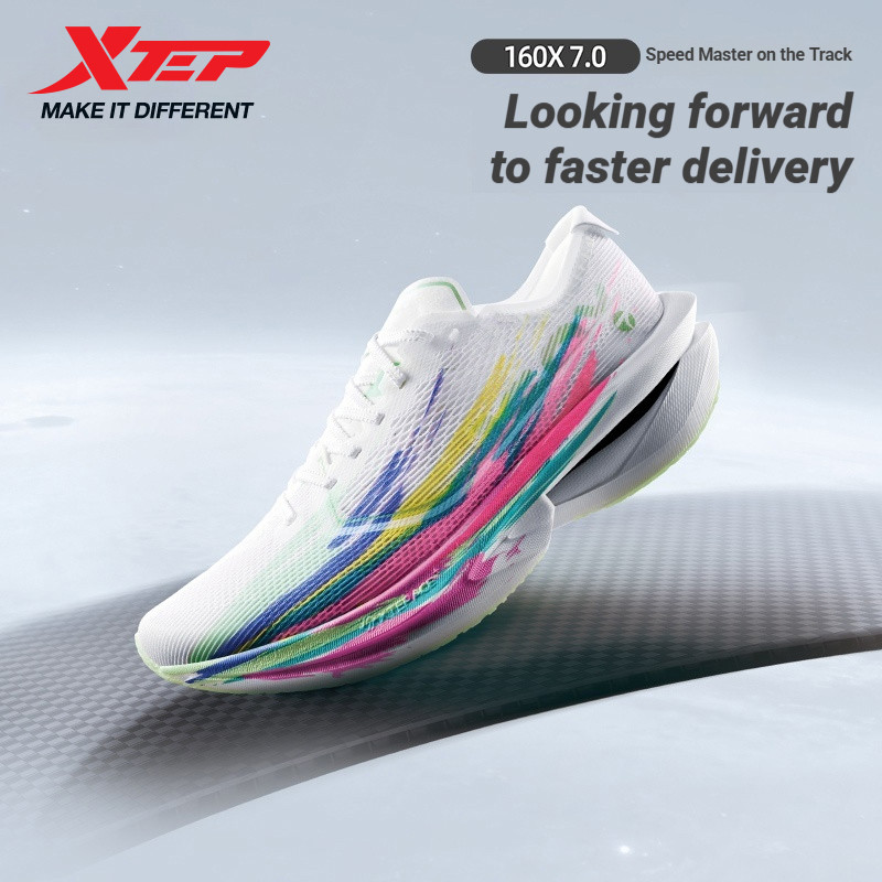 Xtep 160X 7.0 Running Shoes 2025 Marathon Carbon Universal Shock Sneakers Combat PB Carbon Plate