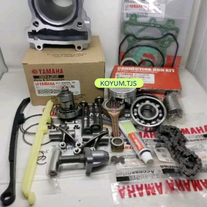 BLOK SEHER PAKET KOMPLIT 12 ITEM 3C1/1PA UNTUK MOTOR YAMAHA VIXION OLD/VIXION NEW ORIGINAL Sparepart