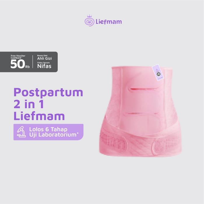 Liefmam Korset Postpartum 2 In 1 Zaraya - Aman Pasca Op Caesar, Meminimalisir Nyeri, Membentuk