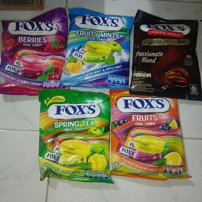 "New" permen fox's 1 pack isi 50pcs