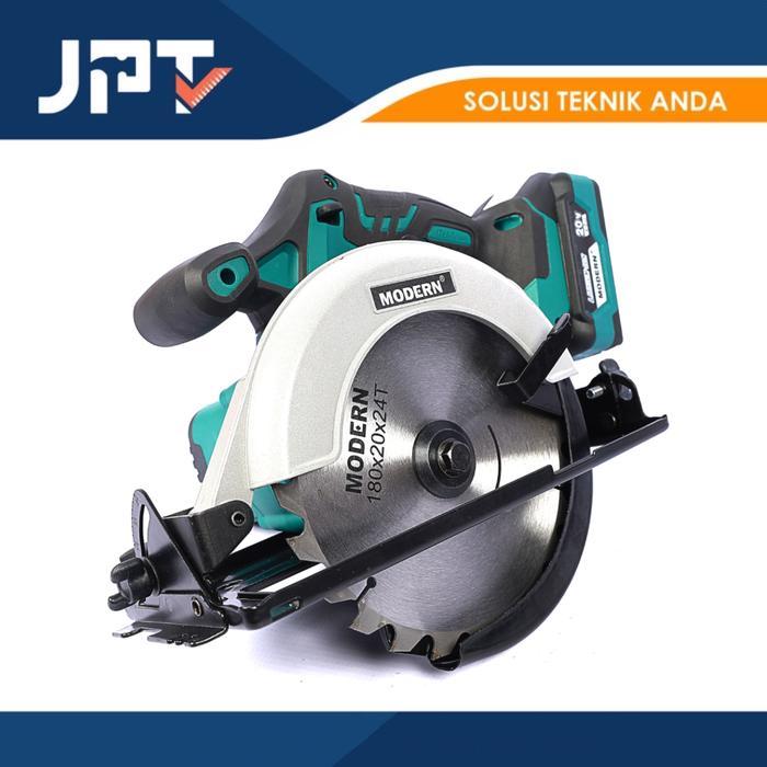 Mesin Gergaji Baterai / Cordless Circular Saw M-60 Merk Modern