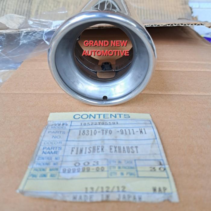 BUNTUT KNALPOT HONDA JAZZ S RS GE8 ORIGINAL HONDA JAPAN TOPPS