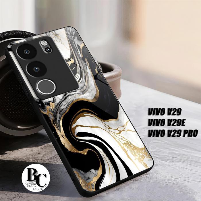 Lyra_Onlineshop25 Softcase Untuk Vivo V29 Casing Glossy Vivo V29E Vivo V2250 V2317 V2251 - Kesing