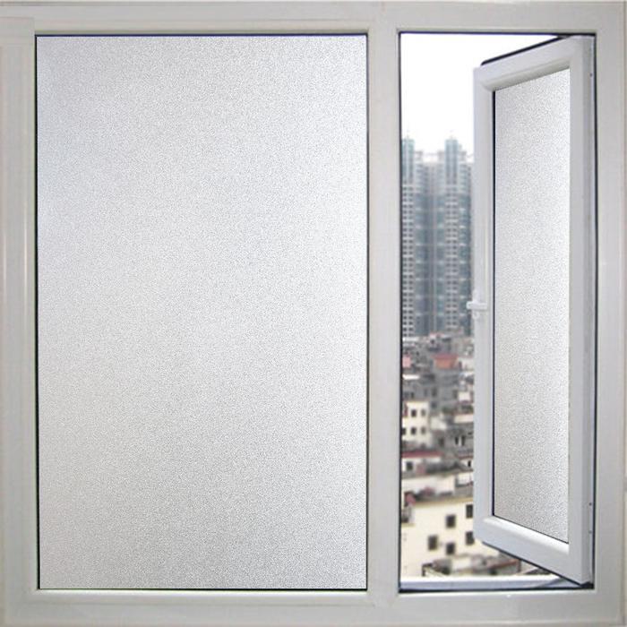 Stiker Kaca Film Wallpaper Jendela Kaca Rumah Sanblas Buram Polos