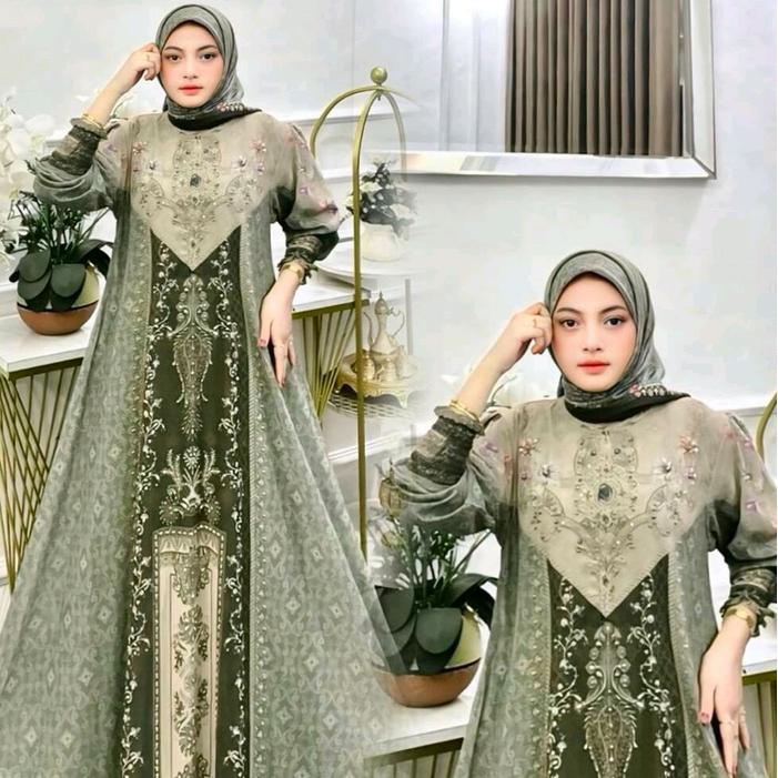 Gamis Mufidah Series 13 By Mariani Fashion Muslim Payet