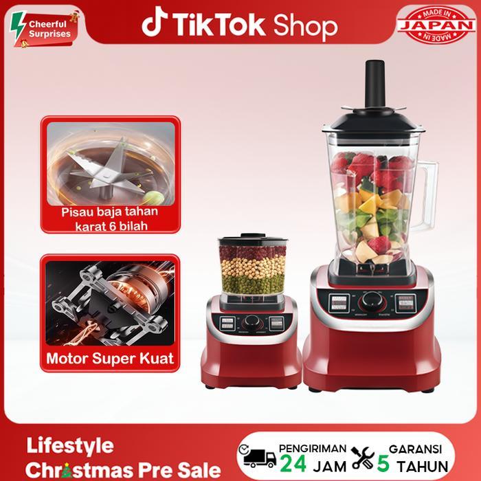 Promo GuncangTIXX Blender 2.5L 220V 6 Pisau chopper Juicer Multifungsi Blender Kapasitas besar Mixer