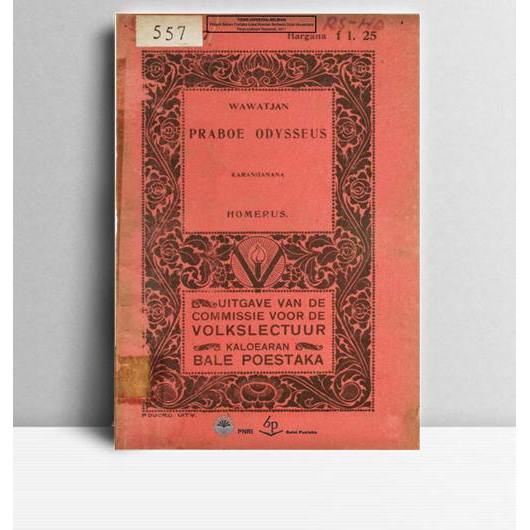 Wawatjan Praboe Odysseus. Homerus. Balai Pustaka. TA. TT.