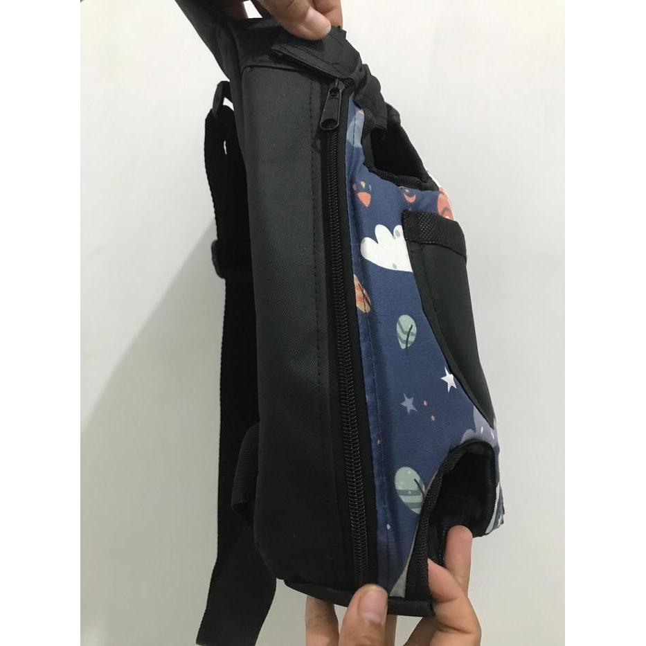 Premium Gendongan Kucing Depan Belakang Tas Gendong Anjing Kitten Lucu Kecil Besar Hewan Original