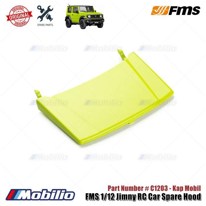 TERBARU FMS Part #C1203 1/12 Jimny RC Car Spare Hood - Kap Mobil TERBARU