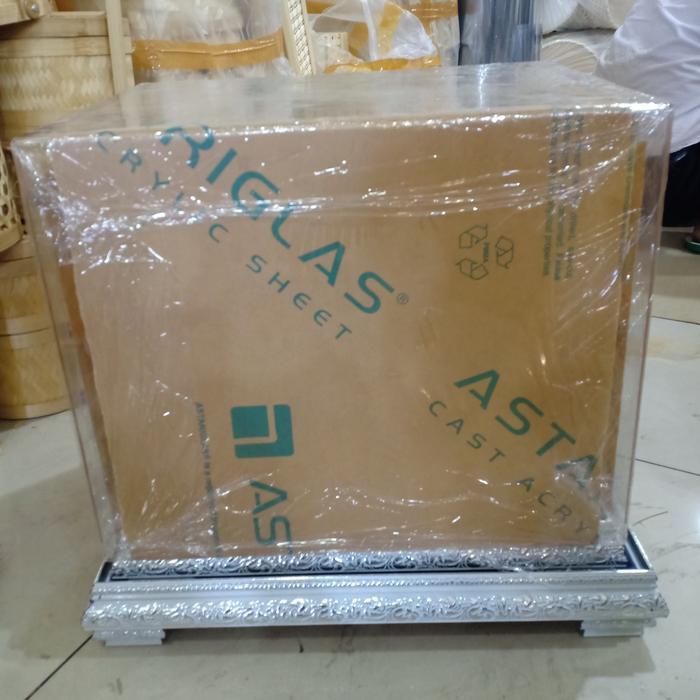 kotak hantaran, kotak seserahan tutup akrilik.1set isi 4