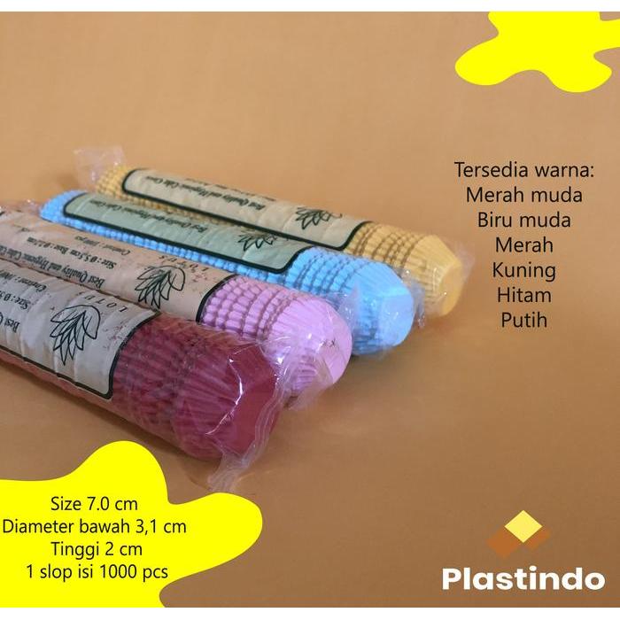 Cake case 7 cm warna - cup KUE 7 cm - paper CAKE CASE