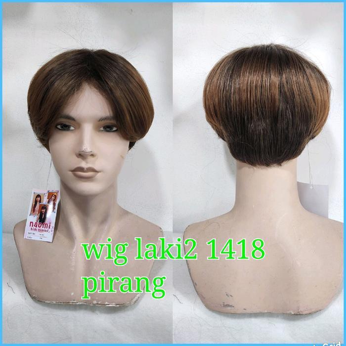wig Laki2 rambut palsu style korea kuality premium 1418 pirang