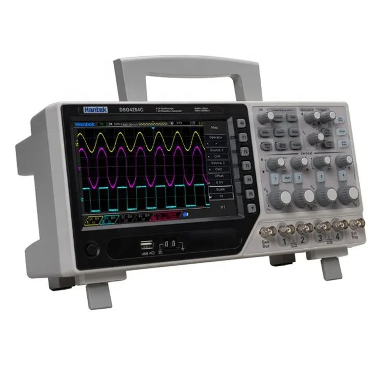 STOK TERBATAS  Oscilloscope Digital Usb Oscilloscopes 4 Channels 250Mhz 1GSa/s Ociloscopio 7 Inch Ha