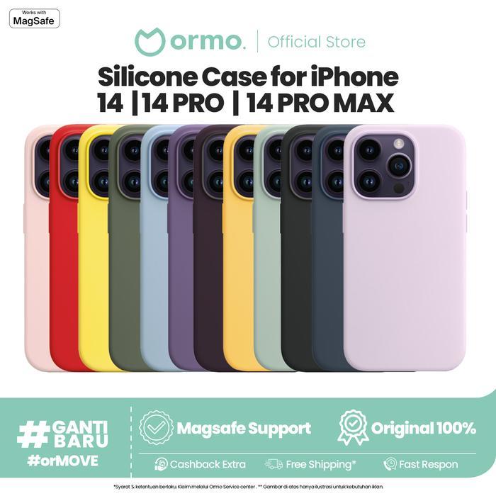 Ormo Silicone Case Magsafe iPhone 14