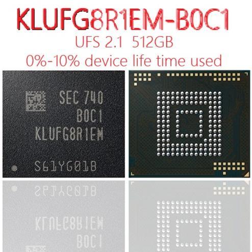 IC KLUFG8R1EM-B0C1 UFS 2.1 SAMSUNG SEC 512GB KLUF BGA153 KLUFG8R1EM