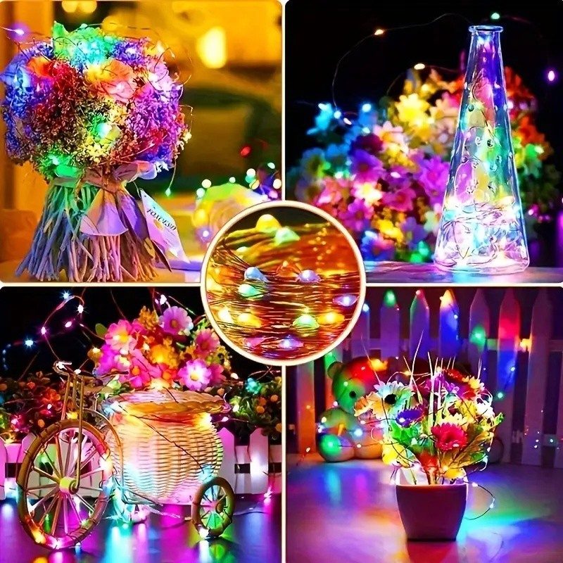 LED String Light 1/2/3/5/10M Waterproof String Lights Holiday Decoration Fairy Lights Outdoor Garden
