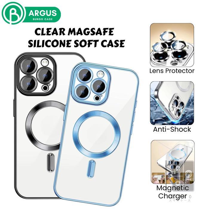 Bunso ARGUS Soft Case For Iphone 16 Pro Max 15 14 13 12 11 16Pro 15Pro 14Pro 14Plus Plus 13Pro 12Pro
