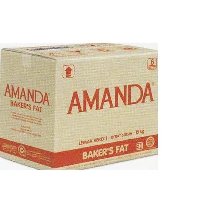 Mentega Amanda Putih 15kg - Gosend/Grab Only