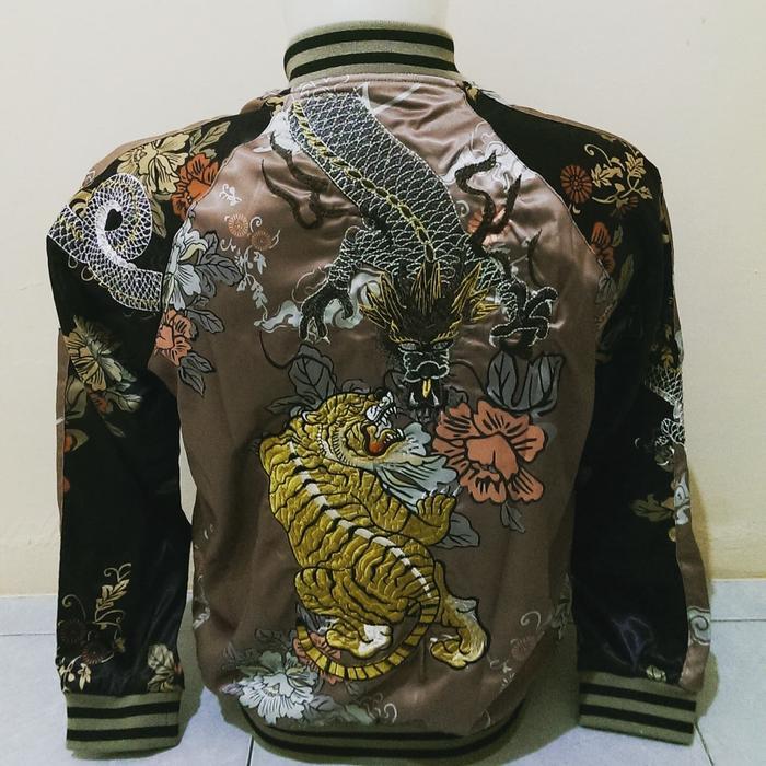 Termurah Sukajan Reversible Ryu Tora Full Embroidery Paling Laris