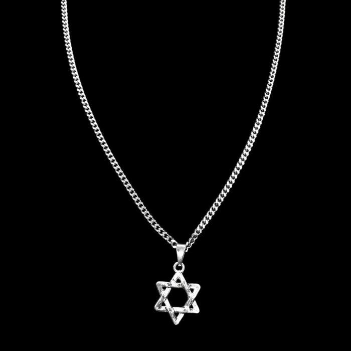 Kalung Smile Necklace Cross Galaxy Star Bintang Pendant Korea Style Perak Silver Pria Wanita