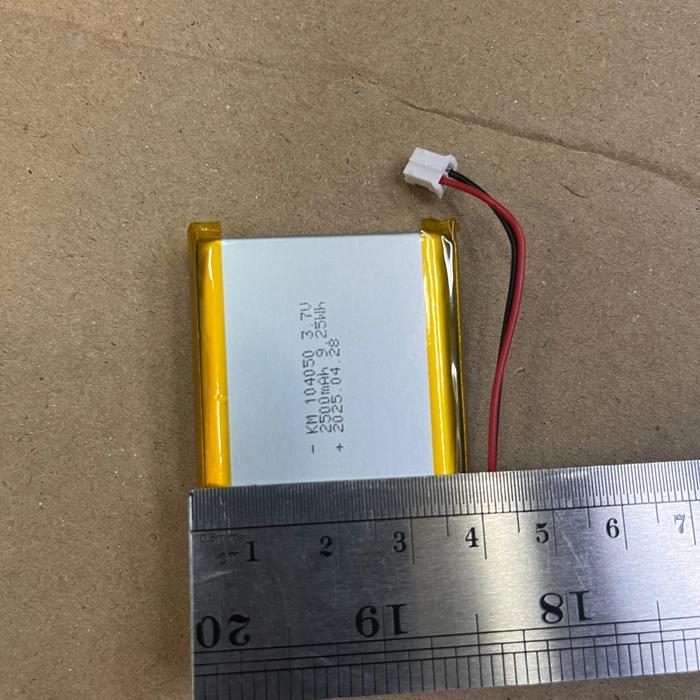 TERLARIS Baterai lithium polymer KM104050 2500mAh 3,7volt 9,25wh SALE