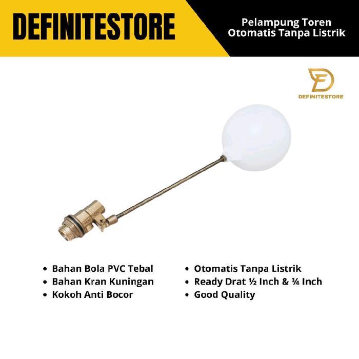 Pelampung Tandon Air Pelampung Toren Pelampung Otomatis Pelampung Air Tiang Kuningan Pelampung Bola