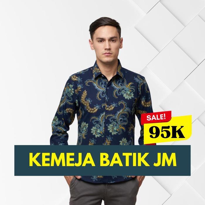 Fashque [L] SALE KEMEJA BATIK PRIA JEAN MARCEL 95K