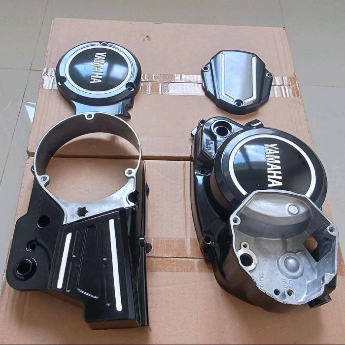 Cover Crank Case Bak Blok Magnet Magnit Kopling Kanan Kiri Plus Tutup Bak Kopling Rx King Lama 2003
