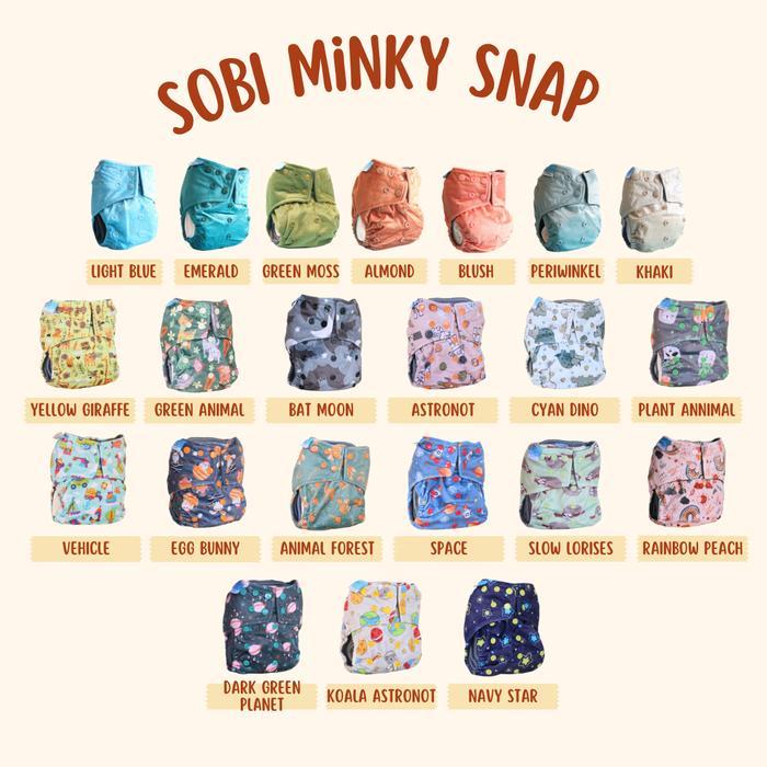 TEREMURAHTERLARIS READY SILAHKAN DIORDER SOBI MINKY SNAP MICROFIBER CLODI 2IN1 MICROFIBER CLODI BAYI
