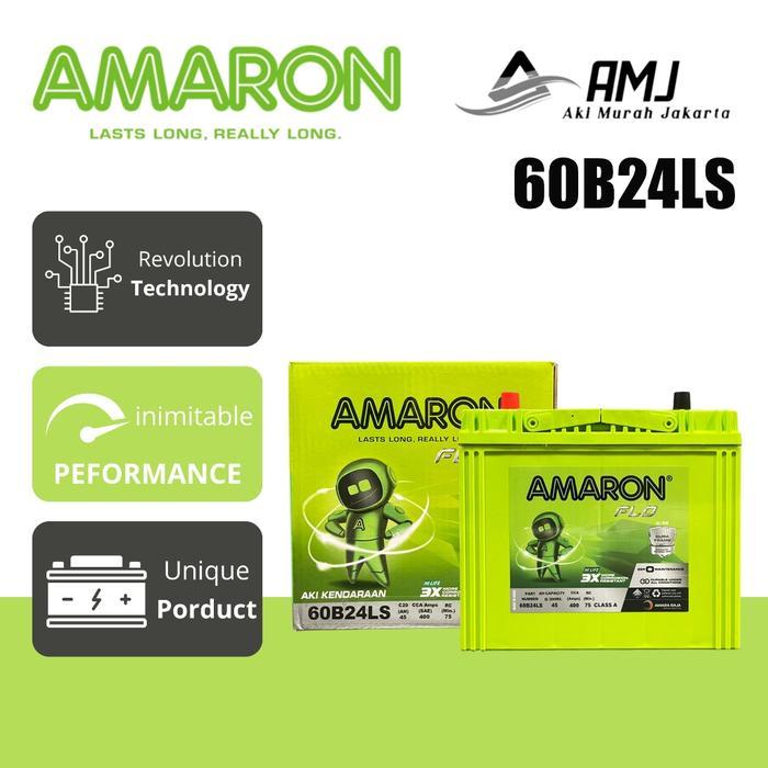 AMARON HI LIFE FLO AKI MOBIL WULING CORTEZ NS60LS - 45AH AKI KERING