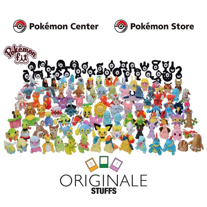 Pokemon Fit Plush / Boneka - Pokemon Center Original