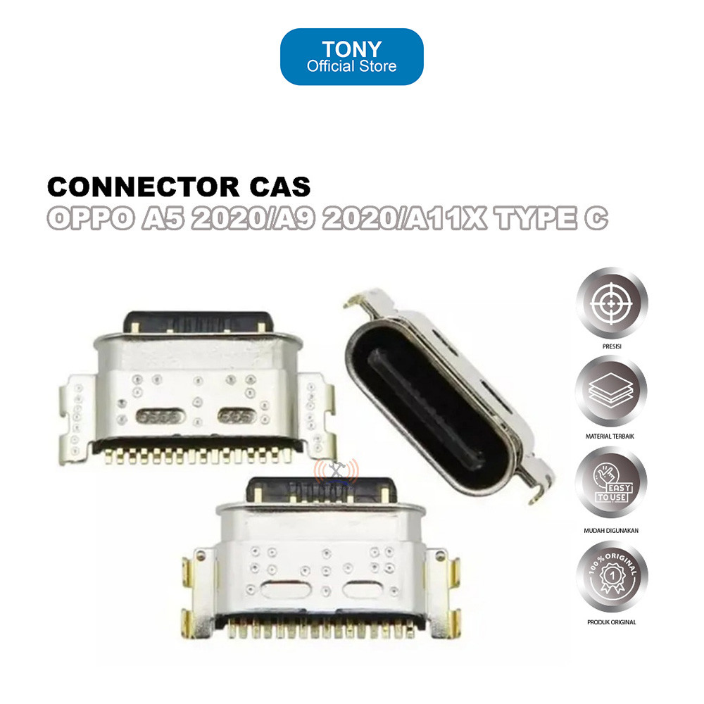 KONEKTOR CAS OPPO A5 2020 A9 2020 A11X TYPE-C ORIGINAL - CHARGING CONNECTOR OPPO A5 2020 A9 2020 A11