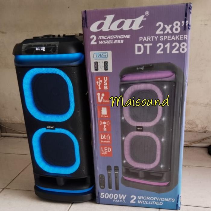 Speaker Portable Dat Dt 2128 Max2 Dat 2128 Max 2 Original Double Populer
