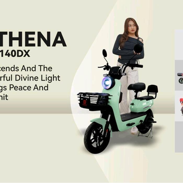 Sepeda Listrik Goda 140DL dinamo 500 watt aki 48 V 12 ah