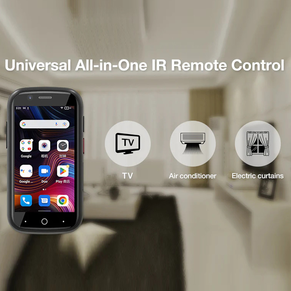 Unihertz Jelly 2E 4+64GB Mini Smartphone Unlocked Global Version 4G Android 12 and HD Voice