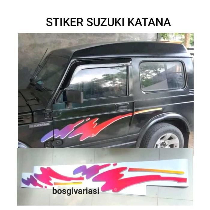 Stiker stripping Body Suzuki Katana Tahun 1994 1set / stiker body suzuki Katana